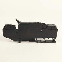 ALLEN BRADLEY 1492-RAFB4 QUICKCLAMP SCREWLESS, SINGLE CONTACT, FUSIBLE TERMINAL BLOCK, FEED THROUGH, BLACK, 4MM2, PQ = 25