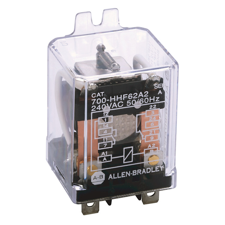 ALLEN BRADLEY 700-HHF45Z24 700-HHF GENERAL PURPOSE FLANGE COVER POWER RELAY, 30 AMP CONTACT, SPST-NO-DM, 24V DC ALLEN BRADLEY 700-HHF45Z24 700-HHF GENERAL PURPOSE FLANGE COVER POWER RELAY, 30 AMP CONTACT, SPST-NO-DM, 24V DC