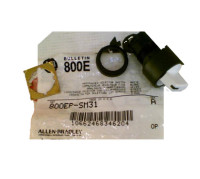 ALLEN BRADLEY 800EP-SM31 22.5MM 3 POS. SEL. SWITCH OPERATOR, NON-ILLUM., RD. PLAS. (IP66, 4/4X/13), STD. KNOB, MAINT., WHT. KNOB / BLK. INSERT