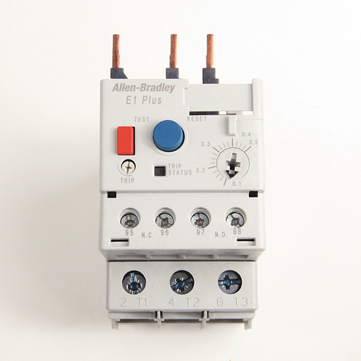 ALLEN BRADLEY 193-EEJZ ELECTRONIC OVERLOAD RELAY, SCREW CLAMP CONTROL TERMINALS, SELECTABLE TRIP CLASS 10, 15, 20 OR 30, AUTOMATIC/MANUAL RESET 40.200 A, FOR USE WITH EXTERNAL CT 200:5 ALLEN BRADLEY 193-EEJZ ELECTRONIC OVERLOAD RELAY, SCREW CLAMP CONTROL TERMINALS, SELECTABLE TRIP CLASS 10, 15, 20 OR 30, AUTOMATIC/MANUAL RESET 40.200 A, FOR USE WITH EXTERNAL CT 200:5