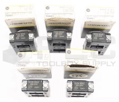 ALLEN BRADLEY 70-A01 COIL,110V/60HZ 95V/50HZ FOR CONTACTOR OR STARTER ALLEN BRADLEY 70-A01 COIL,110V/60HZ 95V/50HZ FOR CONTACTOR OR STARTER