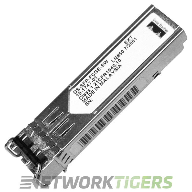 1 Gbps Ethernet and 2 Gbps Fibre Channel-SW SFP, LC, Spare 1 Gbps Ethernet and 2 Gbps Fibre Channel-SW SFP, LC, Spare