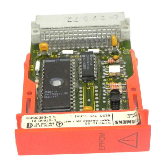 SIEMENS 6ES5-375-1LA41 MEMORY SUBMODULE S5 375 32K CMOS EPROM SIEMENS 6ES5-375-1LA41 MEMORY SUBMODULE S5 375 32K CMOS EPROM