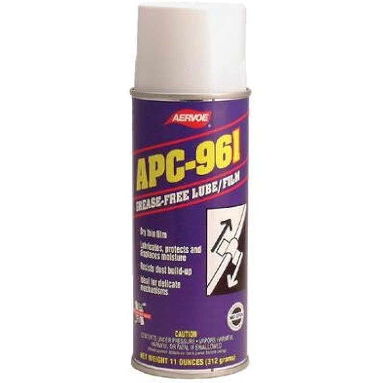 AERVOE INDUSTRIES 961 (PRICE/CN, 12CN/CA) 16 OZ APC-961 GREASE-FREE LUBE/FILM AERVOE INDUSTRIES 961 (PRICE/CN, 12CN/CA) 16 OZ APC-961 GREASE-FREE LUBE/FILM