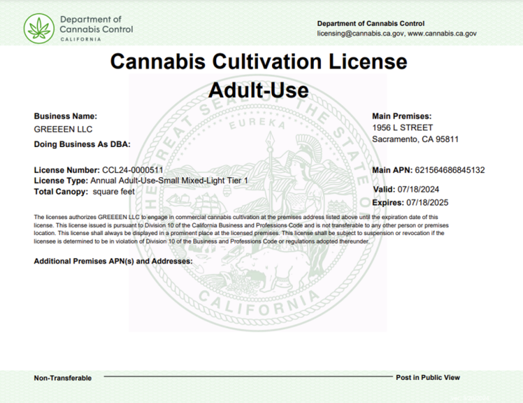 Regular ICM Agent License Certificate