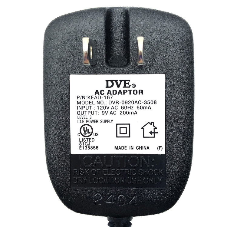 POWER SUPPLY 120VAC 60HZ 60MA