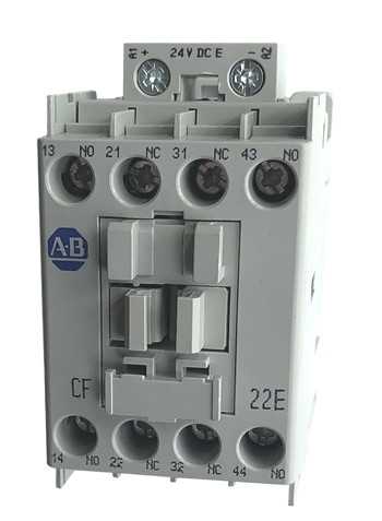 ALLEN BRADLEY 700-CF220J CONTROL RELAY, 2 N.O., 2 N.C., OPEN TYPE, CONTROL VOLTAGE 24V 60HZ, SINGLEPACK