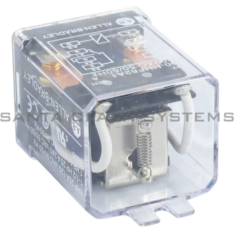 ALLEN BRADLEY 700-HHF62A1 GENERAL PURPOSE POWER RELAY, 25A CONTACT, DOUBLE POLE DOUBLE THROW, 120V 50/60HZ, NO MANUAL OPERATOR, NO PILOT LIGHT LED, SINGLE PACK ALLEN BRADLEY 700-HHF62A1 GENERAL PURPOSE POWER RELAY, 25A CONTACT, DOUBLE POLE DOUBLE THROW, 120V 50/60HZ, NO MANUAL OPERATOR, NO PILOT LIGHT LED, SINGLE PACK