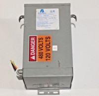 ACME ELECTRIC TE2533143S NON-VENTILATED TRANSFORMERS , THREE PHASE, 60 HZ , 480 DELTA PRIMARY VOLTS , 208Y/120 SECONDARY VOLTS , MAY BE USED ON A 4 WIRE 480Y/277 VOLT SUPPLY