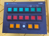 ALLEN BRADLEY 2705-P21J2 OPERATOR INTERFACE 16BUTTON 800A REDIPANEL 24VDC