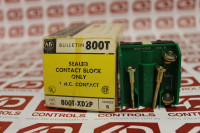 ALLEN BRADLEY 800T-XD2P CONTACT BLOCK, SEALED SWITCH BLOCK, 1 N.C.