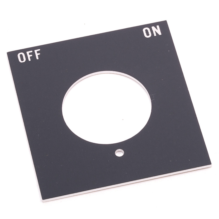 ALLEN BRADLEY 800H-Y29J LEGEND PLATE,OFF-ON ALUMINUM ALLEN BRADLEY 800H-Y29J LEGEND PLATE,OFF-ON ALUMINUM