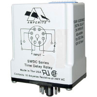 AMPERITE 12D1-1023SSWDC TIME DELAY RELAY, DPDT, 1023SEC, 12VDC; CONTACT CONFIGURATION:DPDT; NOM INPUT VOLTAGE:12V DC; DELAY TIME RANGE:1S TO 1023S; TIMING ADJUSTMENT:DIP SWIT