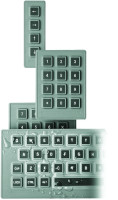 STORM 70160103 SWITCH, KEYPAD, 4X4, 50MA, 24V, RUBBER; KEYPAD ARRAY:4 X 4; CONTACT VOLTAGE DC NOM:24V; CONTACT CURRENT MAX:50MA; KEYPAD OUTPUT:MATRIX; PANEL CUTOUT W