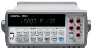 AGILENT 34401A MULTIMETER, DIGITAL, BENCH, 6-1/2 DIGIT; DMM TYPE:BENCH; VOLTAGE MEASURING RANGE DC:100MV TO 1000V; VOLTAGE MEASURING RANGE AC:100MV TO 750V; CURRENT AGILENT 34401A MULTIMETER, DIGITAL, BENCH, 6-1/2 DIGIT; DMM TYPE:BENCH; VOLTAGE MEASURING RANGE DC:100MV TO 1000V; VOLTAGE MEASURING RANGE AC:100MV TO 750V; CURRENT