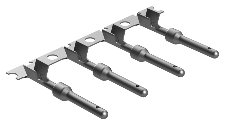 AMPHENOL 44-100-1414P-1000 (PRICE/PK OF 1000) CIRCULAR CONTACT, PIN, 18-14AWG, CRIMP; SERIES:44; FOR USE WITH:44 SERIES CIRCULAR CONNECTORS; CONTACT GENDER:PIN; CONTACT TERMINAT
