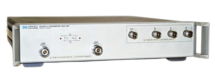 AGILENT 85046A S-PARAMETER TEST SET 50OHM 300KHZ-3GHZ