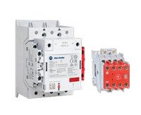 ALLEN BRADLEY 100S-D180D22C SAFETY CONTACTOR, 90KW/400V, CONVENTIONAL COIL 110V 50HZ / 120V 60HZ, 3 POLE, 2 N.O. + 2 N.C. AUXILIARY CONTACTS INSTALLED