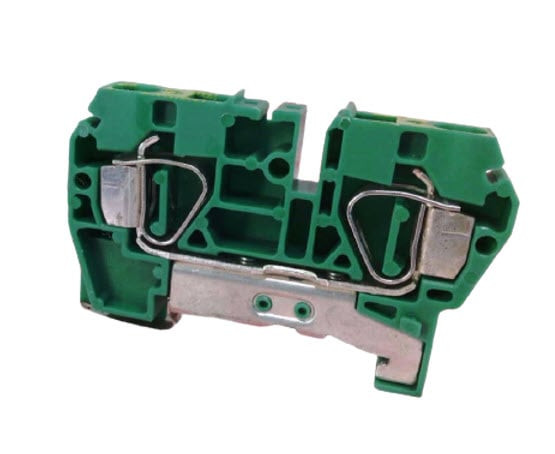 ALLEN BRADLEY 1492-RG6 SINGLE CKT, GRD. SCREWLESS TERM. BLK., 6MM MAX. WIRE, FEED THROUGH BLOCK, GREEN/YELLOW, ALLEN BRADLEY 1492-RG6 SINGLE CKT, GRD. SCREWLESS TERM. BLK., 6MM MAX. WIRE, FEED THROUGH BLOCK, GREEN/YELLOW,