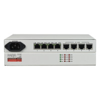 4 10/100M Ethernet to 4?E1 bridge, AC220V or DC-48V optional