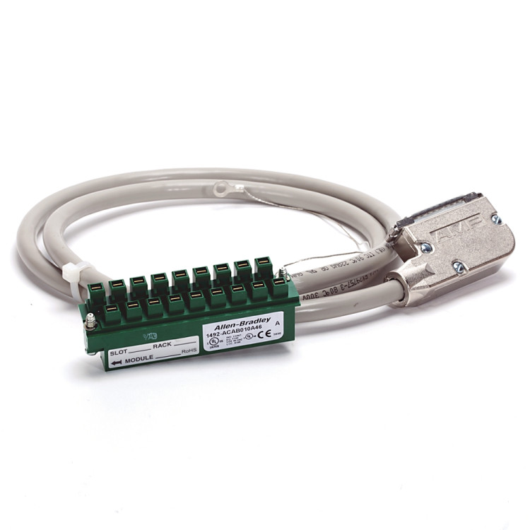 ALLEN BRADLEY 1492-ACAB050EB69 PRE-WIRED CABLE FOR ANALOG I/O MODULES, CABLE TYPE EB69, 5.0 METER (16.4 FEET)