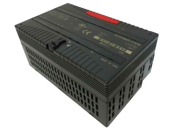 FANUC IC200MDL240  VERSAMAX DISCRETE INPUT MODULE, INPUT 120VAC (2 GROUPS OF 8) 16PT