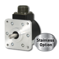 ADVANCED MICRO CONTROLS H25-M1E RESOLVER TRANSDUCER - SINGLE RESOLVER, B1132 MOTOR MOUNT, 3/8" SHAFT, END CONNECTOR RESOLVER