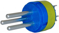 AMPHENOL 9736-8P CONNECTOR COMP INSERT ONLY SIZE 36 BLUE INSUL