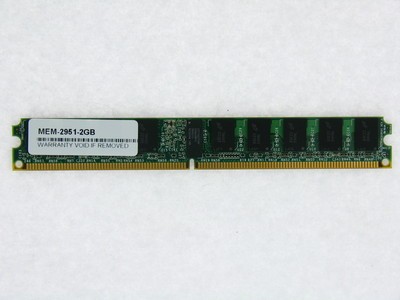 2GB DRAM (1 DIMM) for Cisco 2951 ISR, Spare