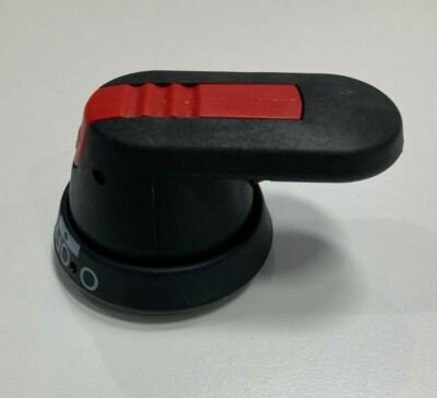 ABB OHB65J5 PISTOL HANDLE BLACK/RED PADLOCKABLE