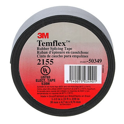3M 2155112X22FT RUBBER SPLICING TAPE 1 1/2 X 22
