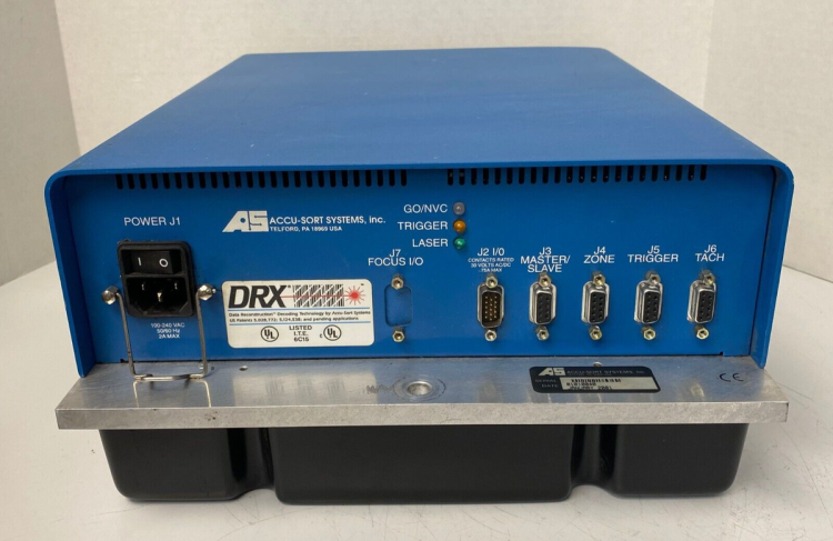 ACCU SORT MINIX-B BARCODE READER 100/240VAC 50/60HZ 2AMP STYLE B