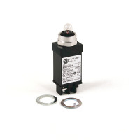ALLEN BRADLEY 800T-PSDT16 800T SMALL PILOT LIGHT,TRANSFORMER,DUAL INPUT-TRANS RELAY,120V AC 50/60 HZ