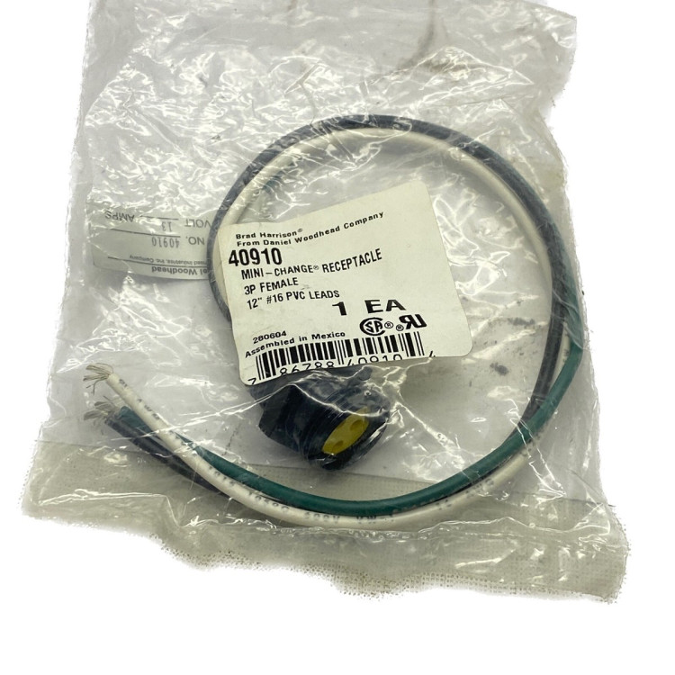 BRAD HARRISON 61916 MC 3P MR 24IN 16/1 90DEG PVC LD BRAD HARRISON 61916 MC 3P MR 24IN 16/1 90DEG PVC LD