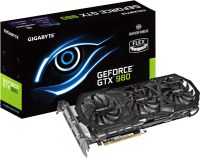 Видеокарта 4Gb Gigabyte GV-N980WF3OC-4GD, NVIDIA GeForce, GTX 980, PCI-E, 4096МБ, GDDR5, 2xDVI, HDMI, 3x