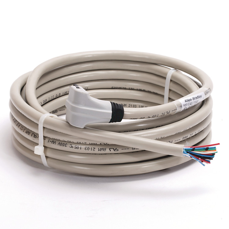 ALLEN BRADLEY 1492-CABLE050P PRE-WIRED CABLE FOR DIGITAL I/O MODULES, CABLE TYPE P, 20 CONDUCTOR, 18 AWG, 5.0 METER (16.4 FEET) ALLEN BRADLEY 1492-CABLE050P PRE-WIRED CABLE FOR DIGITAL I/O MODULES, CABLE TYPE P, 20 CONDUCTOR, 18 AWG, 5.0 METER (16.4 FEET)