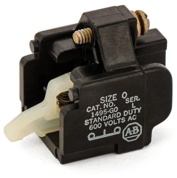 ALLEN BRADLEY 1495-GO AUXILIARY CONTACT 1NC 600VAC