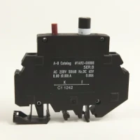 ALLEN BRADLEY 1492-GH-005 MINIATURE CIRCUIT BREAKER IEC/EN 60934 (UL 1077 - SUPPLEMENTARY PROTECTOR), PUSH-TO-SET MECHANISM, 1-POLE, 0.5 A