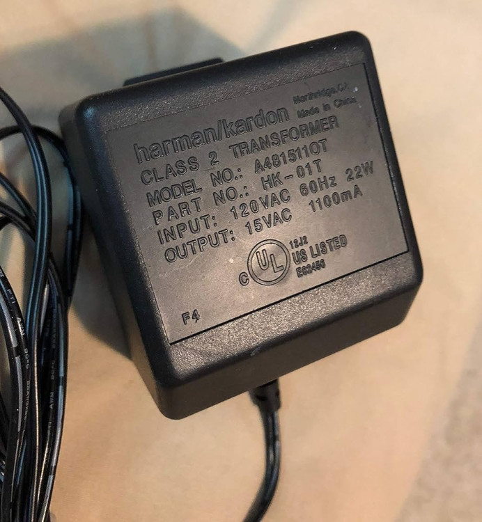 AC ADAPTOR CLASS 2 TRANSFORMER 1100MA 15VAC OUT
