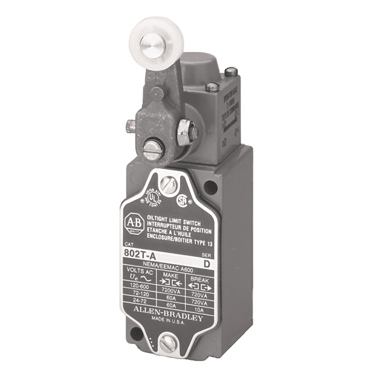ALLEN BRADLEY 802T-A4 SWITCH,LIMIT 600V AC MAX 10 AMP MAX ALLEN BRADLEY 802T-A4 SWITCH,LIMIT 600V AC MAX 10 AMP MAX