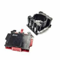 ALLEN BRADLEY 800E-4LX01 22.5MM PB LATCH, 4 ACROSS, 0 N.O. CONTACT(S), 1 N.C. CONTACT(S), STANDARD