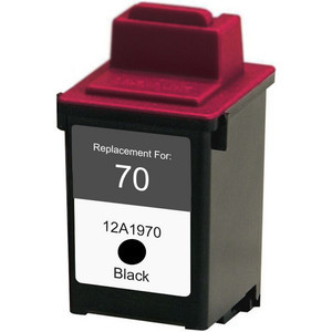Lexmark #70 Black Print / Ink Cartridge (12A1970) Lexmark #70 Black Print / Ink Cartridge (12A1970)