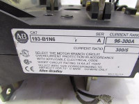 ALLEN BRADLEY 193-B1N6 RELAY,OVERLOAD 600V AC MAX
