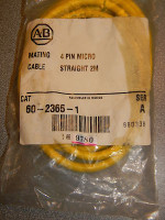 ALLEN BRADLEY 60-2365-1 CABLE ASSEMBLY 4PIN 2M