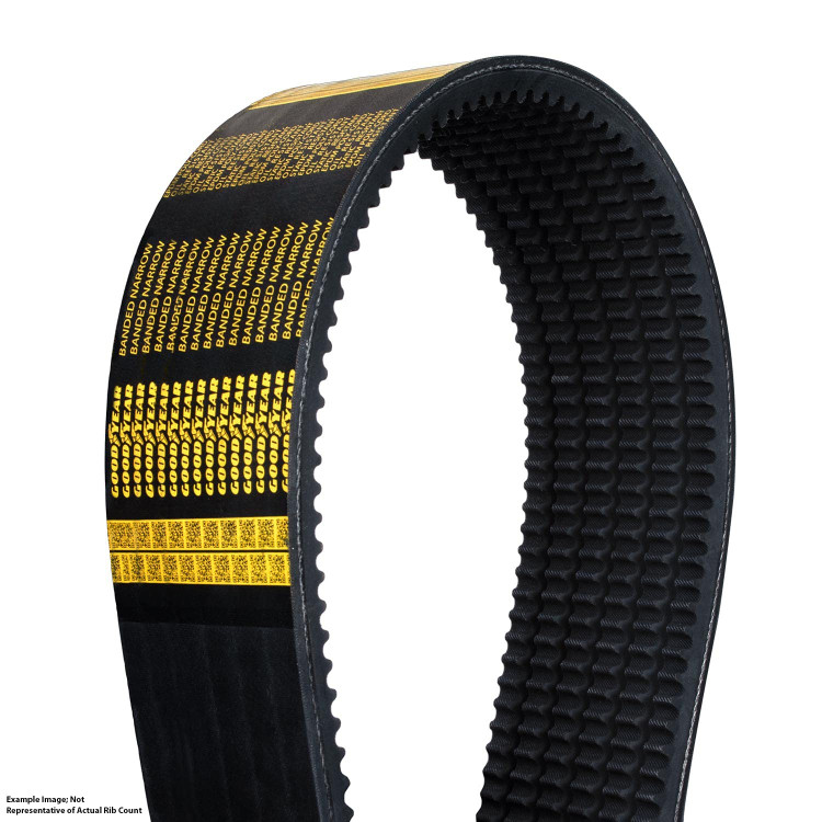 GOODYEAR TIRE & RUBBER V-BELT COGGED 5/8 IN WIDTH 160IN OUTER DIA GOODYEAR TIRE & RUBBER V-BELT COGGED 5/8 IN WIDTH 160IN OUTER DIA