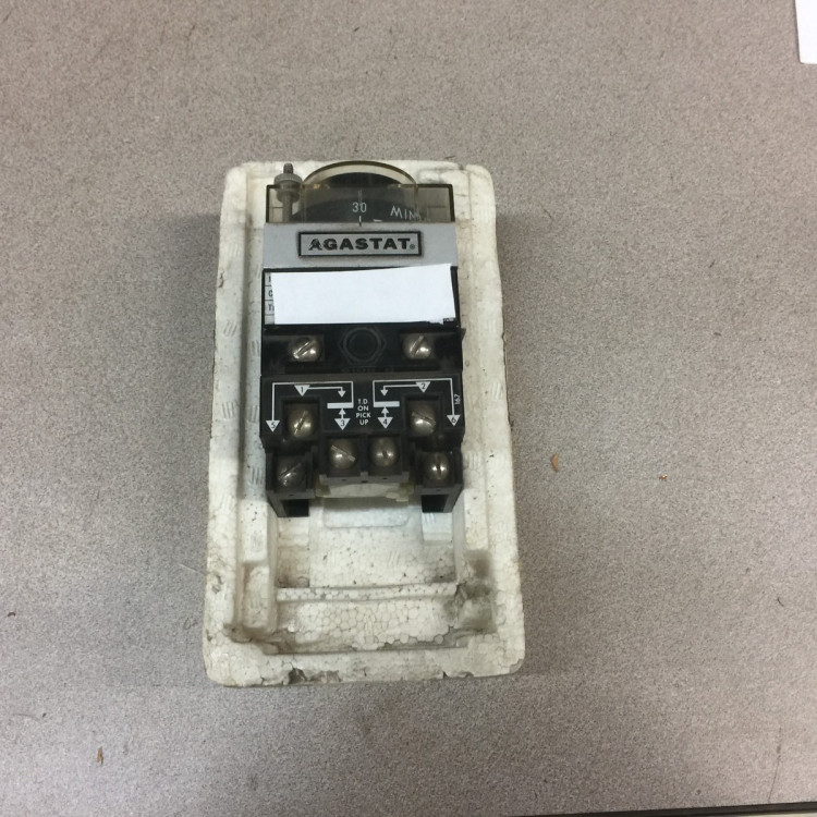AGASTAT 2412CC TIME DELAY RELAY 10AMP 240VAC 8-15SEC