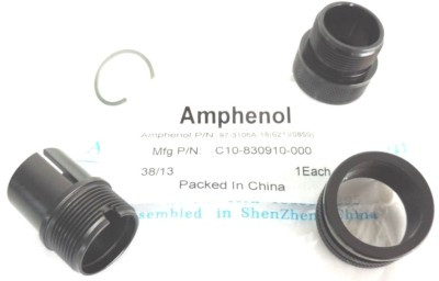 AMPHENOL 97-3106A-18 CONNECTOR SHELL ONLY METAL CIRCULAR OLIVE AMPHENOL 97-3106A-18 CONNECTOR SHELL ONLY METAL CIRCULAR OLIVE
