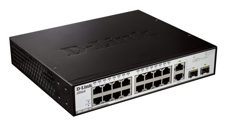 Коммутатор D-Link DES-3200-18, 16-Port Коммутатор D-Link DES-3200-18, 16-Port