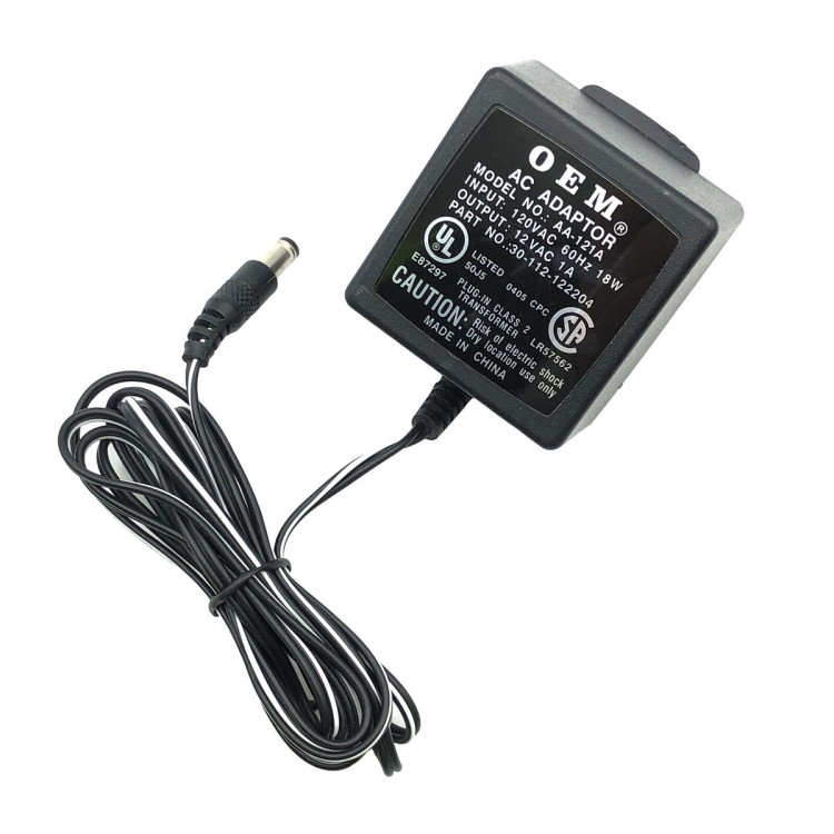 AC ADAPTOR IN 120VAC 60HZ 18W OUT 12VAC 1AMP AC ADAPTOR IN 120VAC 60HZ 18W OUT 12VAC 1AMP