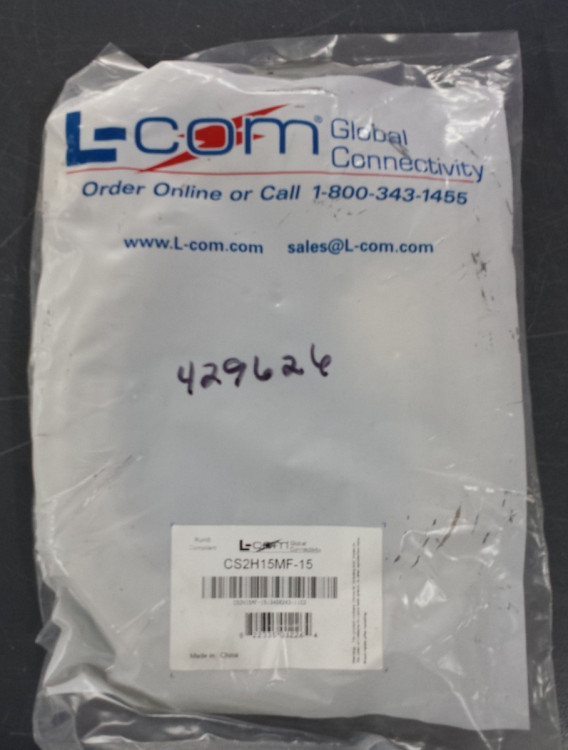 ACCU SORT CS2H15MF-5 CABLE INTERFACE 5FT CONNECTS TO SCANNER ACCU SORT CS2H15MF-5 CABLE INTERFACE 5FT CONNECTS TO SCANNER